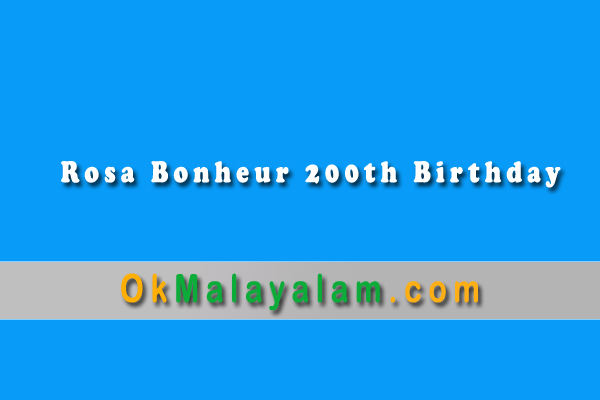 Rosa Bonheur 200th birthday